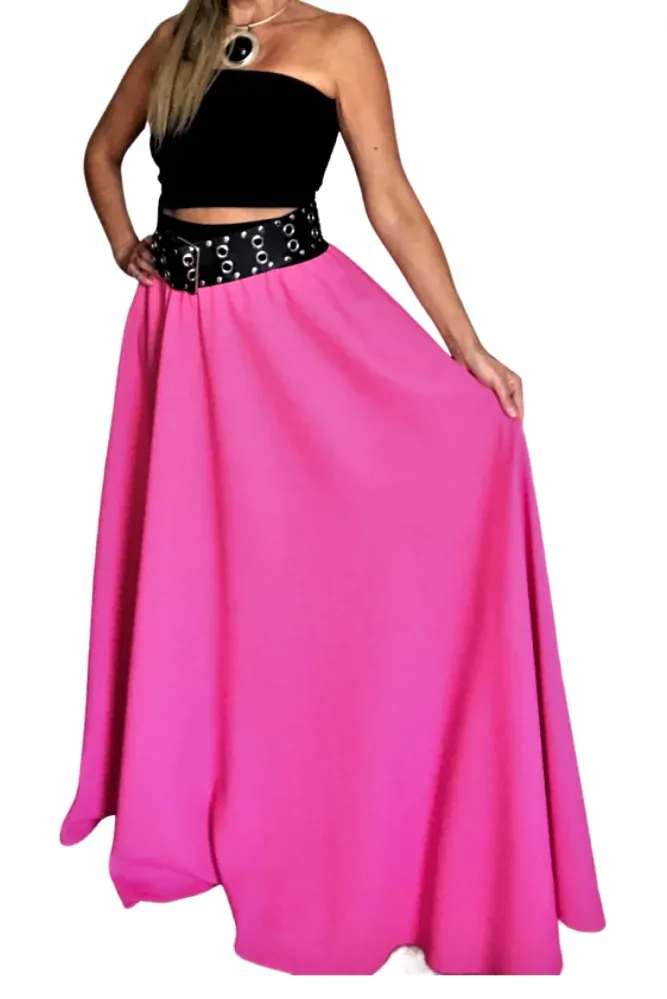 Dlouhá - maxi sukně - BOROS SK-L-PINK 01